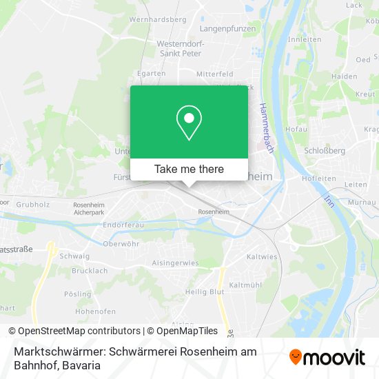 Карта Marktschwärmer: Schwärmerei Rosenheim am Bahnhof