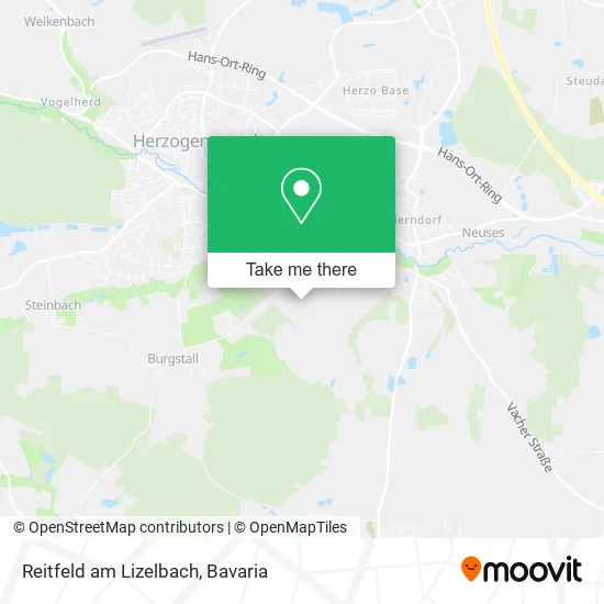 Reitfeld am Lizelbach map