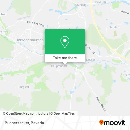 Карта Buchersäcker