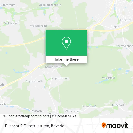 Карта Pilznest 2 Pilzstrukturen