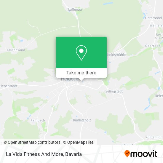 La Vida Fitness And More map