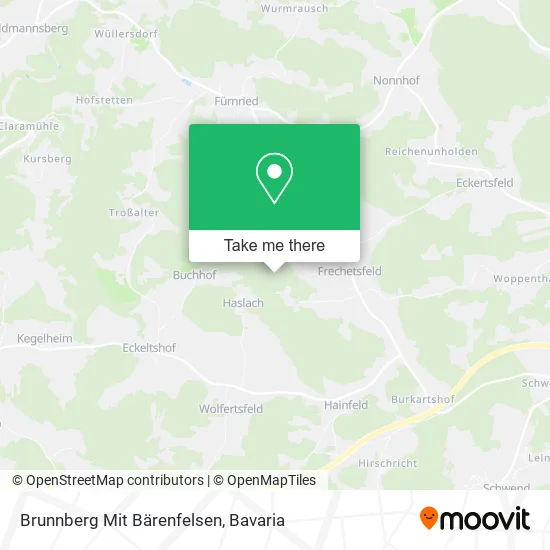 Карта Brunnberg Mit Bärenfelsen