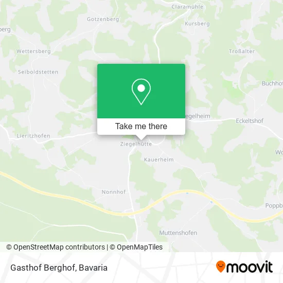 Карта Gasthof Berghof