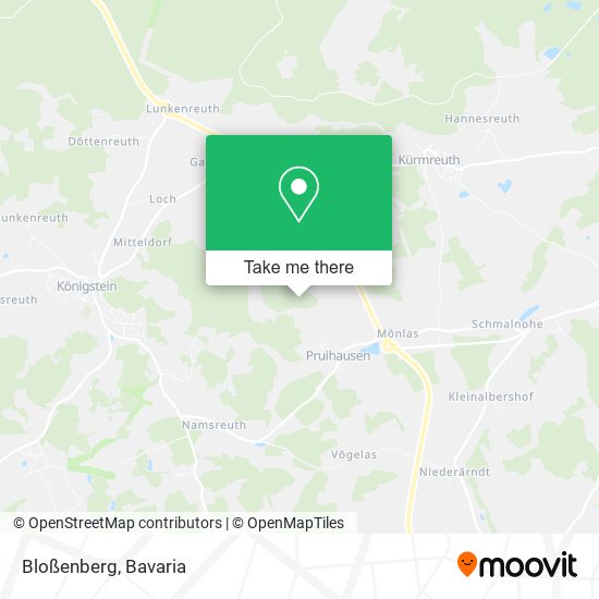 Bloßenberg map