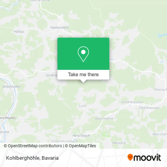 Карта Kohlberghöhle