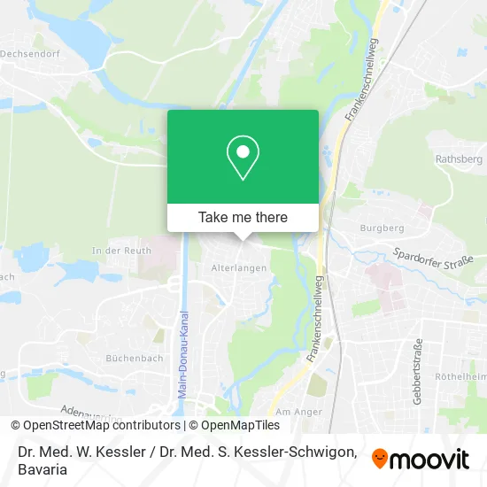 Dr. Med. W. Kessler / Dr. Med. S. Kessler-Schwigon map