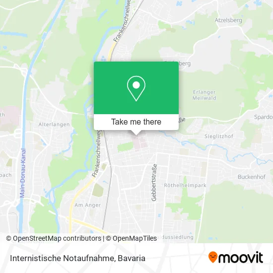 Карта Internistische Notaufnahme