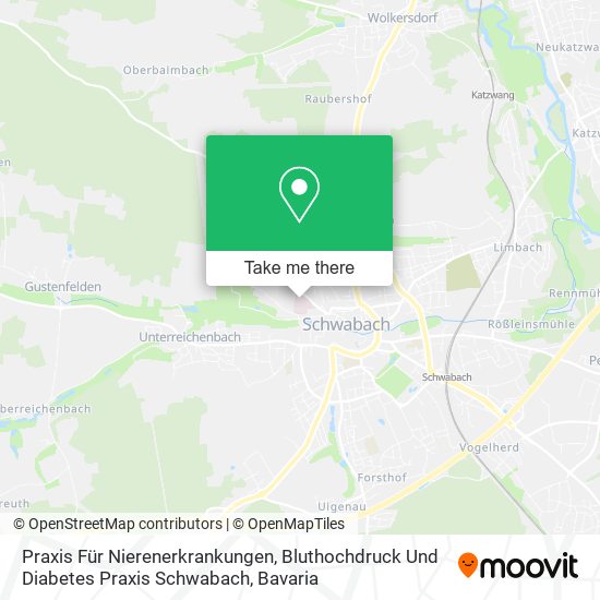 Praxis Für Nierenerkrankungen, Bluthochdruck Und Diabetes Praxis Schwabach map