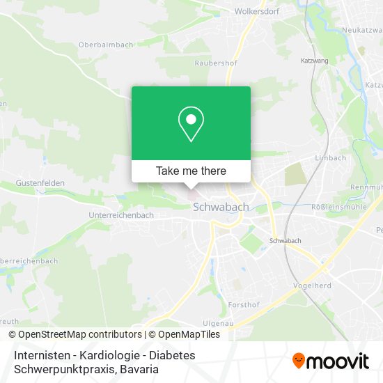 Internisten - Kardiologie - Diabetes Schwerpunktpraxis map