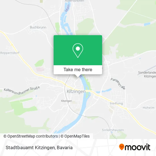 Карта Stadtbauamt Kitzingen
