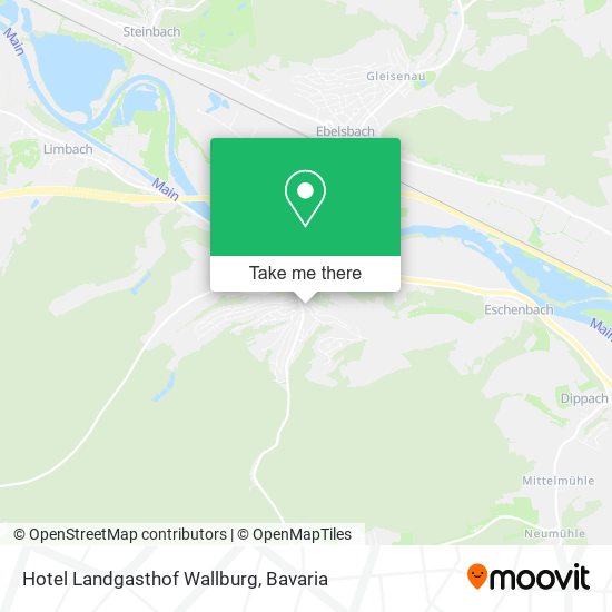 Hotel Landgasthof Wallburg map