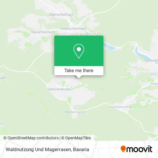 Карта Waldnutzung Und Magerrasen