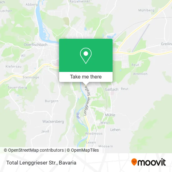 Карта Total Lenggrieser Str.