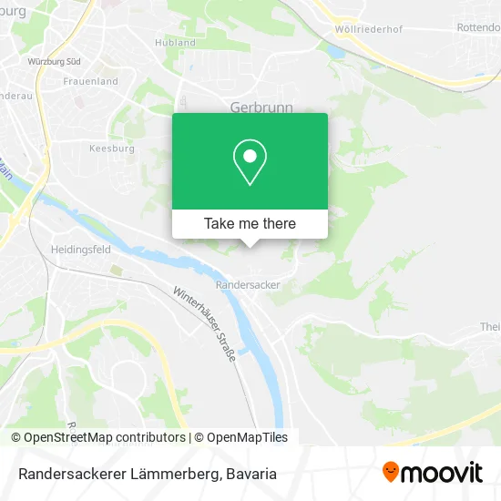 Карта Randersackerer Lämmerberg