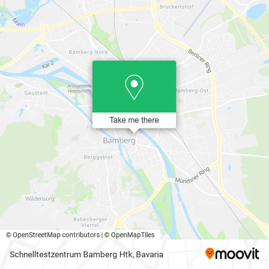 Карта Schnelltestzentrum Bamberg Htk