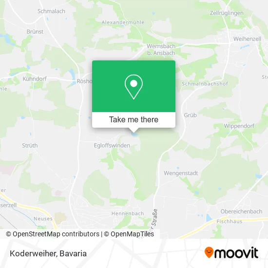 Карта Koderweiher