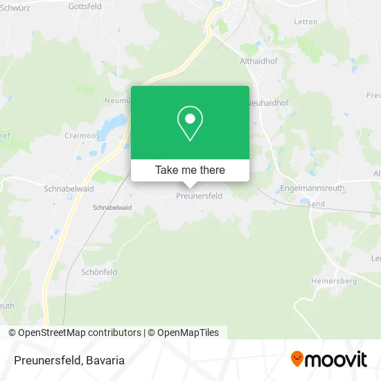 Карта Preunersfeld