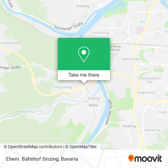 Карта Ehem. Bahnhof Sinzing
