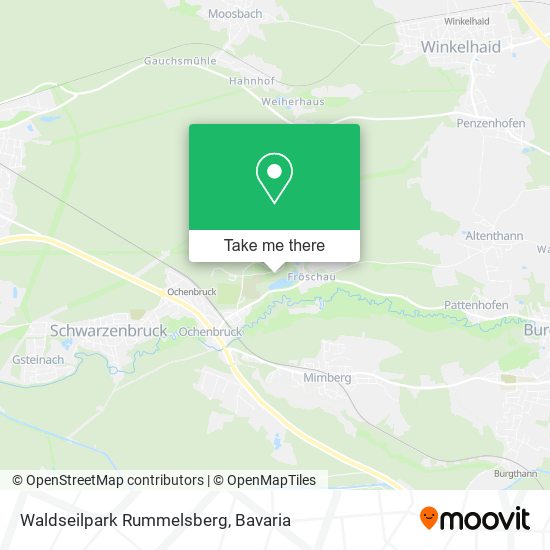 Waldseilpark Rummelsberg map
