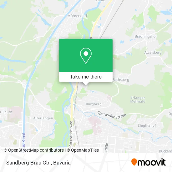 Карта Sandberg Bräu Gbr