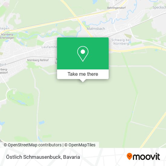 Östlich Schmausenbuck map
