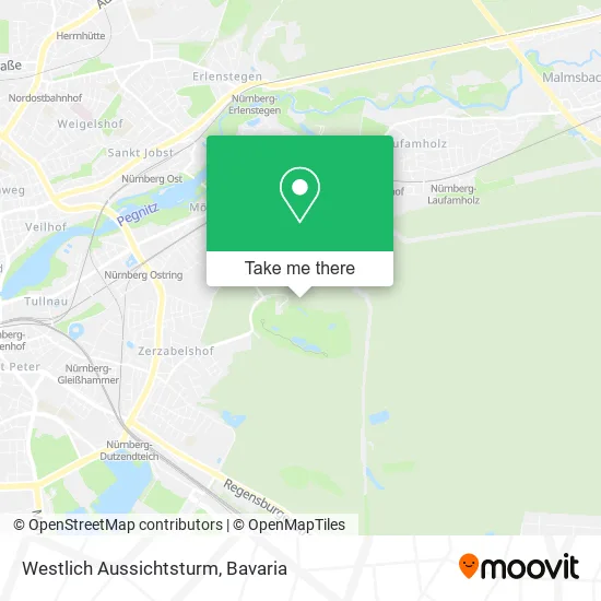 Карта Westlich Aussichtsturm