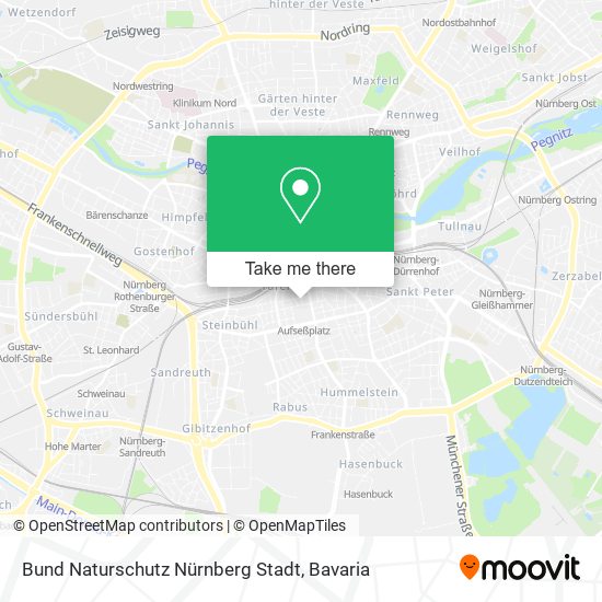 Bund Naturschutz Nürnberg Stadt map