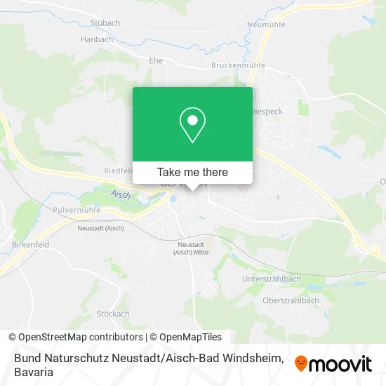 Карта Bund Naturschutz Neustadt / Aisch-Bad Windsheim