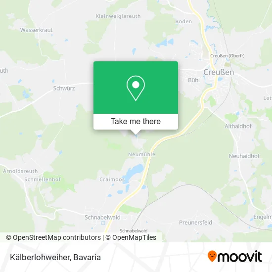 Карта Kälberlohweiher