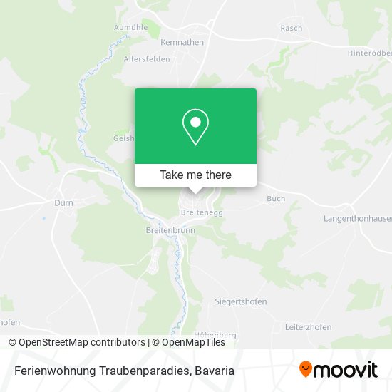 Ferienwohnung Traubenparadies map