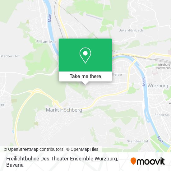 Freilichtbühne Des Theater Ensemble Würzburg map
