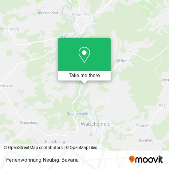 Карта Ferienwohnung Neubig