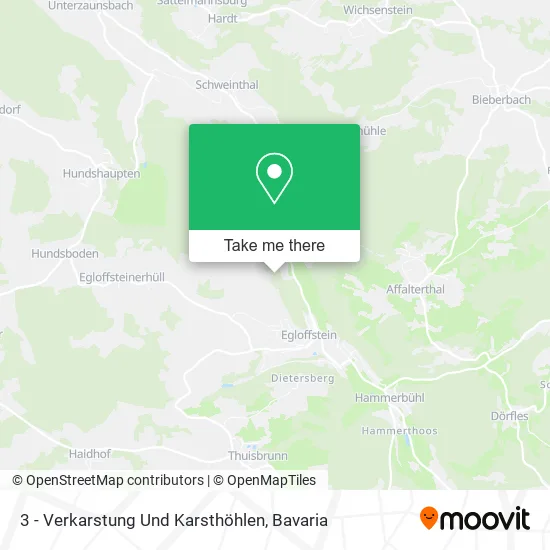 3 - Verkarstung Und Karsthöhlen map