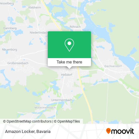 Amazon Locker map