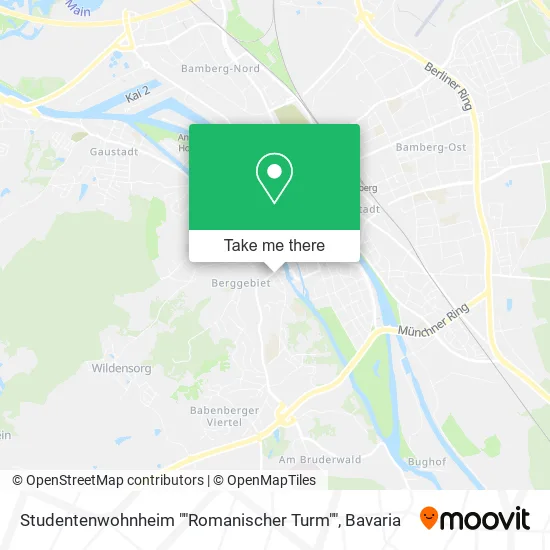 Карта Studentenwohnheim ""Romanischer Turm""