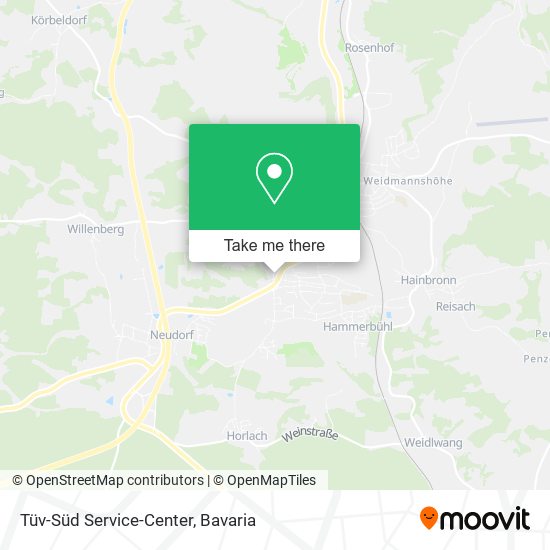 Tüv-Süd Service-Center map