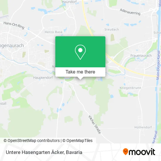 Untere Hasengarten Äcker map