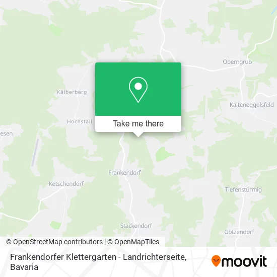 Карта Frankendorfer Klettergarten - Landrichterseite