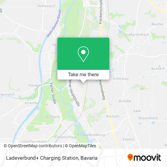 Карта Ladeverbund+ Charging Station