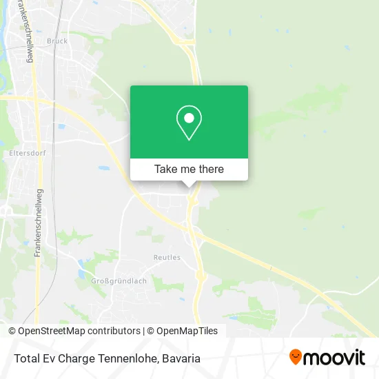Карта Total Ev Charge Tennenlohe