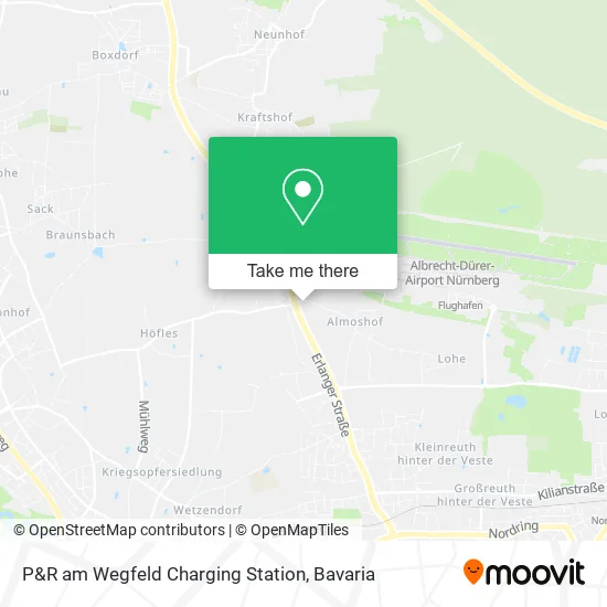 Карта P&R am Wegfeld Charging Station