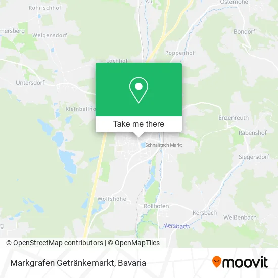 Карта Markgrafen Getränkemarkt