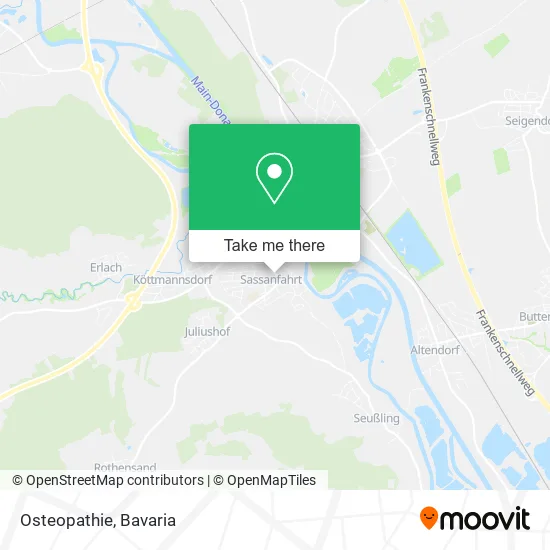 Карта Osteopathie
