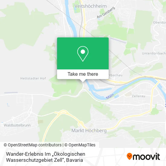 Карта Wander-Erlebnis Im „Ökologischen Wasserschutzgebiet Zell“