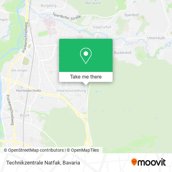 Карта Technikzentrale Natfak