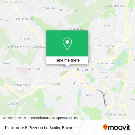 Ristorante E Pizzeria La Sicilia map