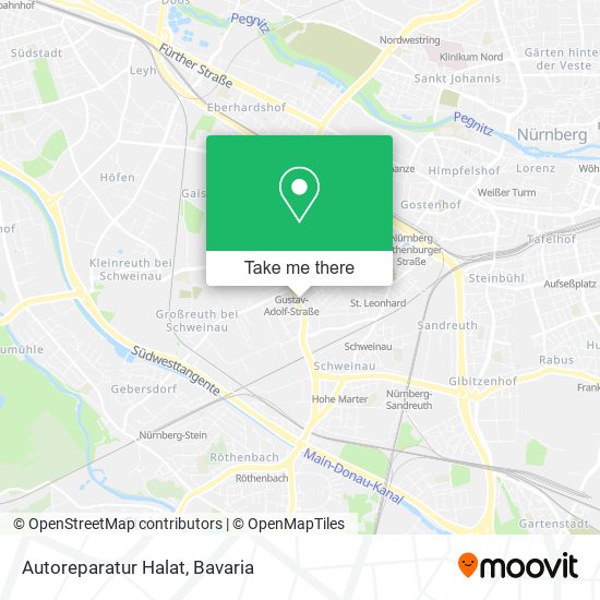 Autoreparatur Halat map