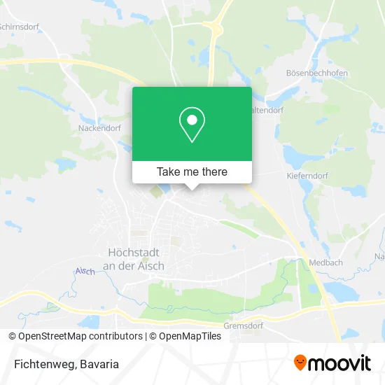 Карта Fichtenweg