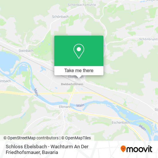 Карта Schloss Ebelsbach - Wachturm An Der Friedhofsmauer