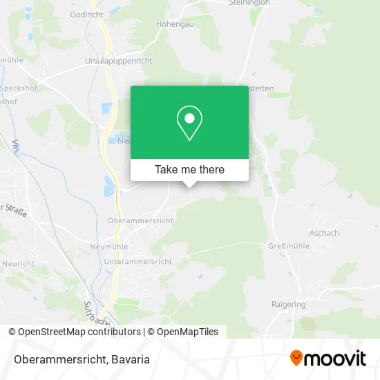 Карта Oberammersricht